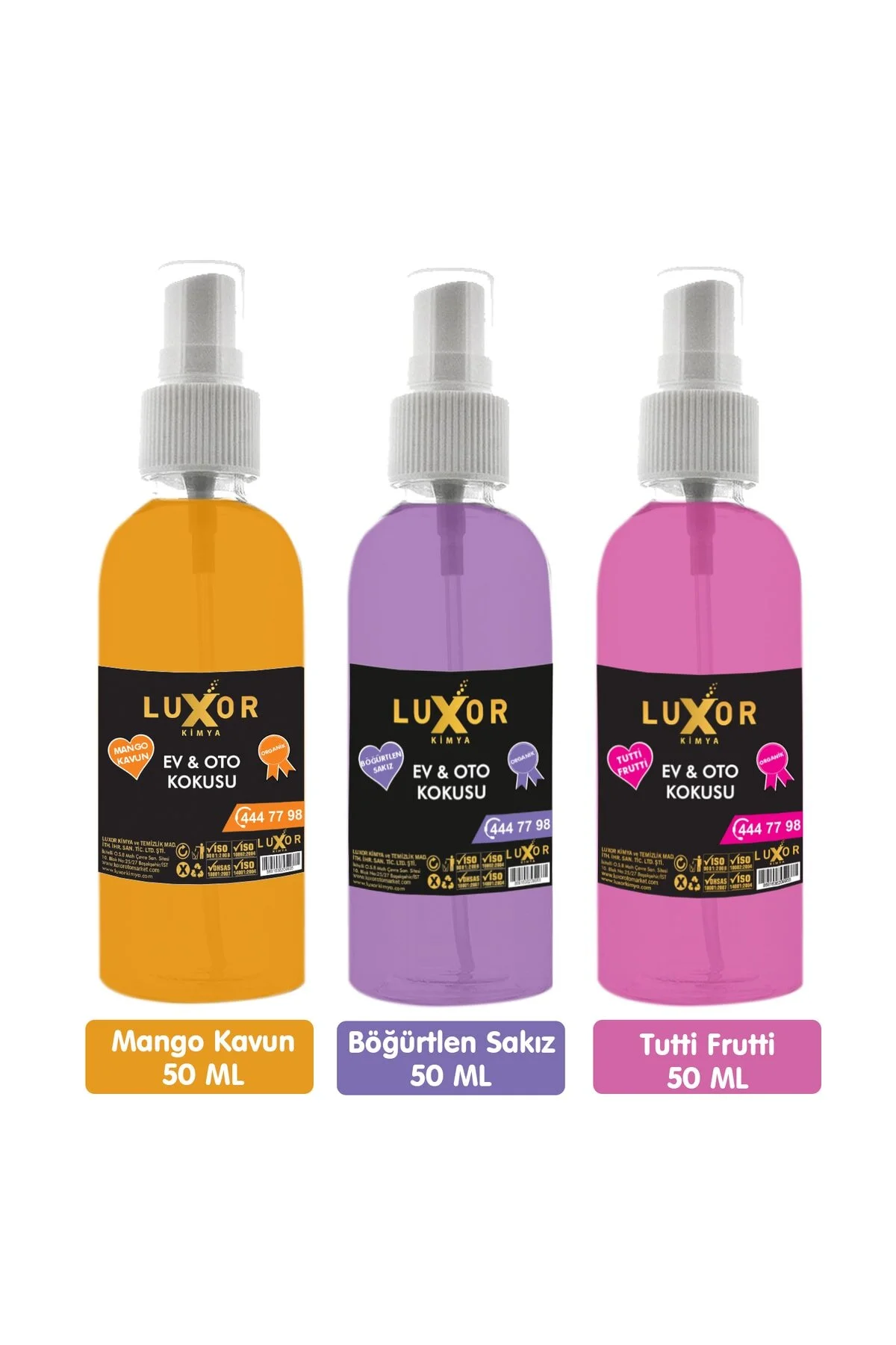 Mango Kavun & Böğürtlen Sakız & Tutti Frutti 50 Ml