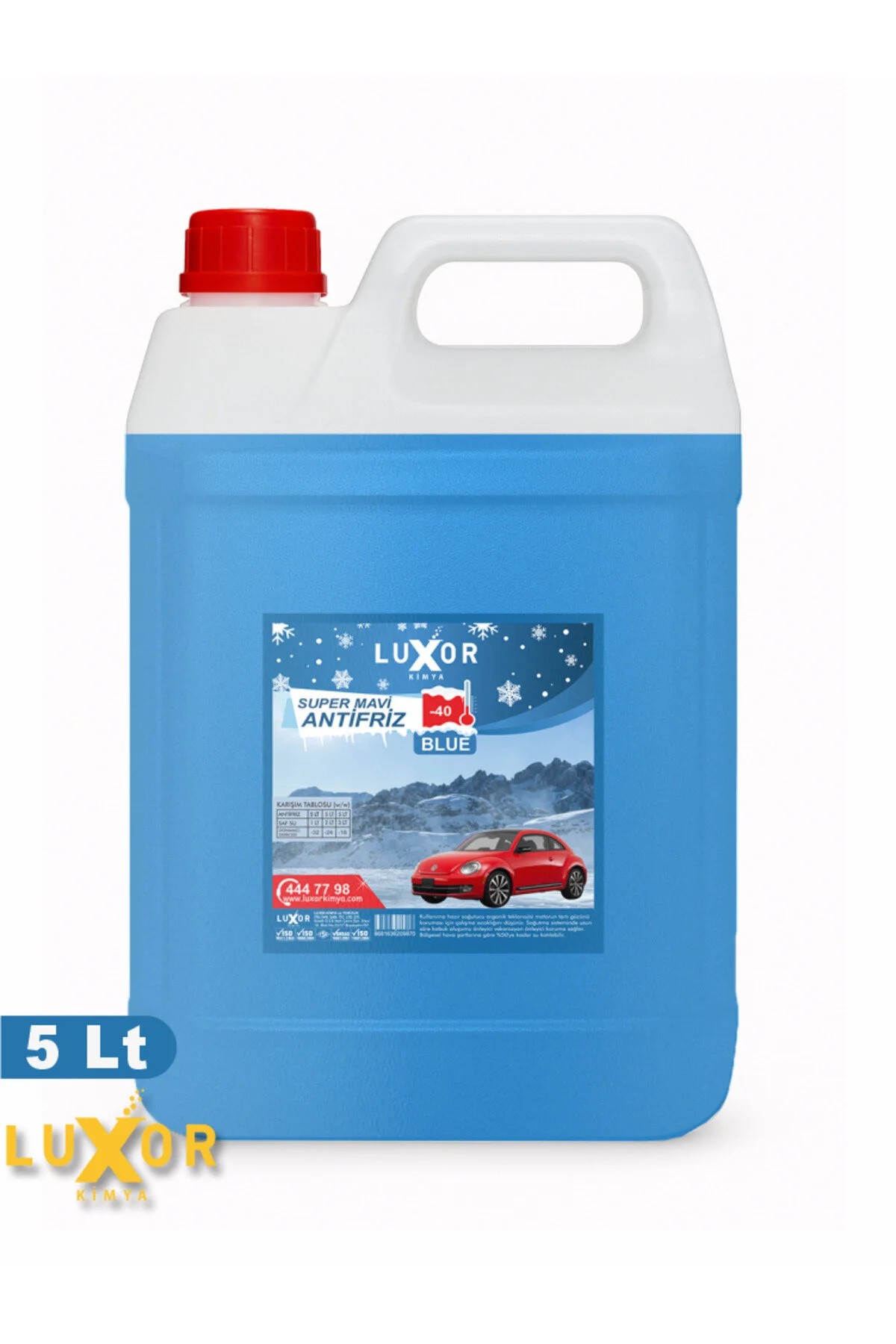 Kimya 4 Mevsim -40°c Süper Antifiriz 5 Litre (ÜRETİM TARİHİ:01.2025)