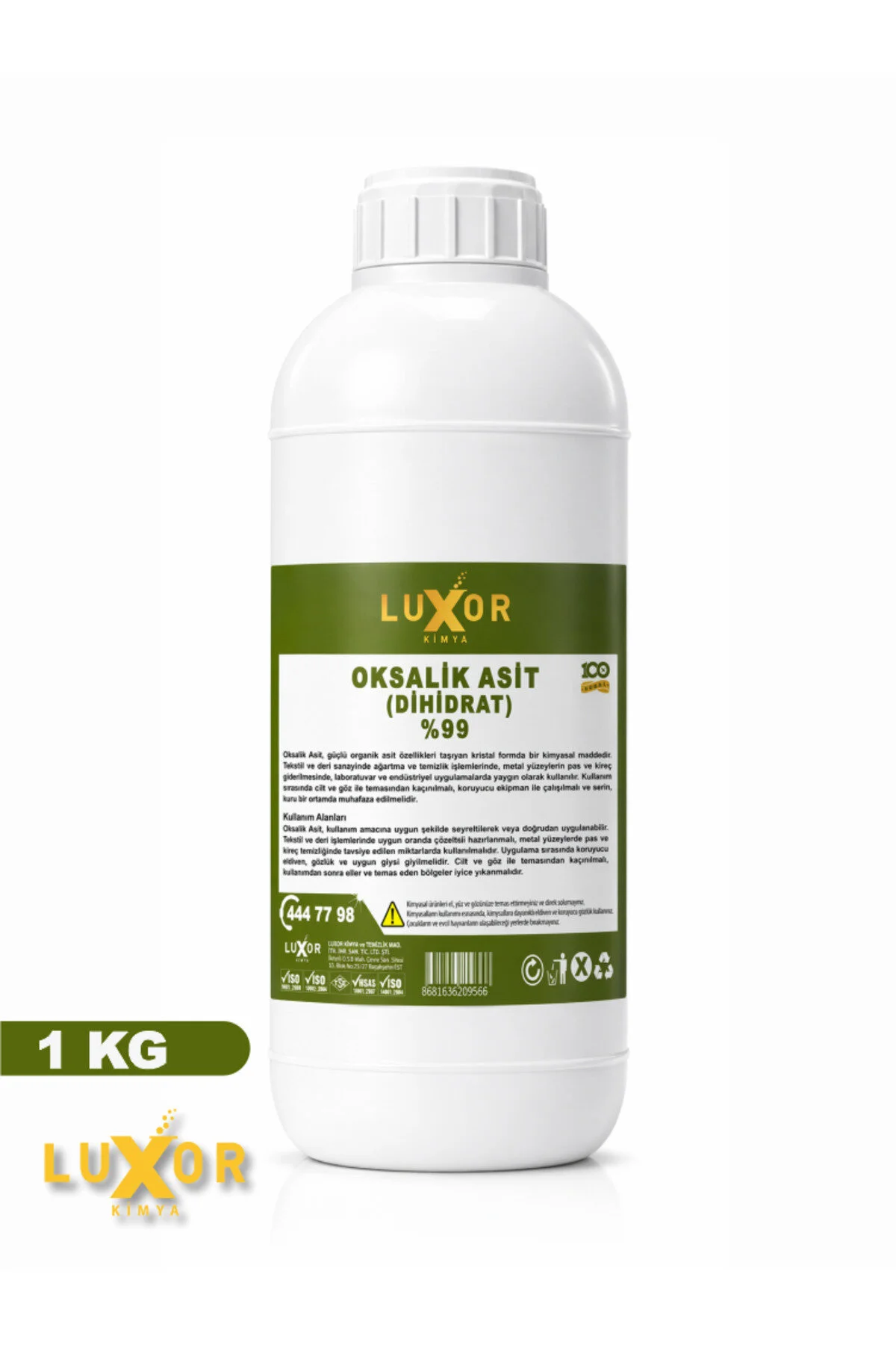 Kimya Oksalik Asit 1 Kg