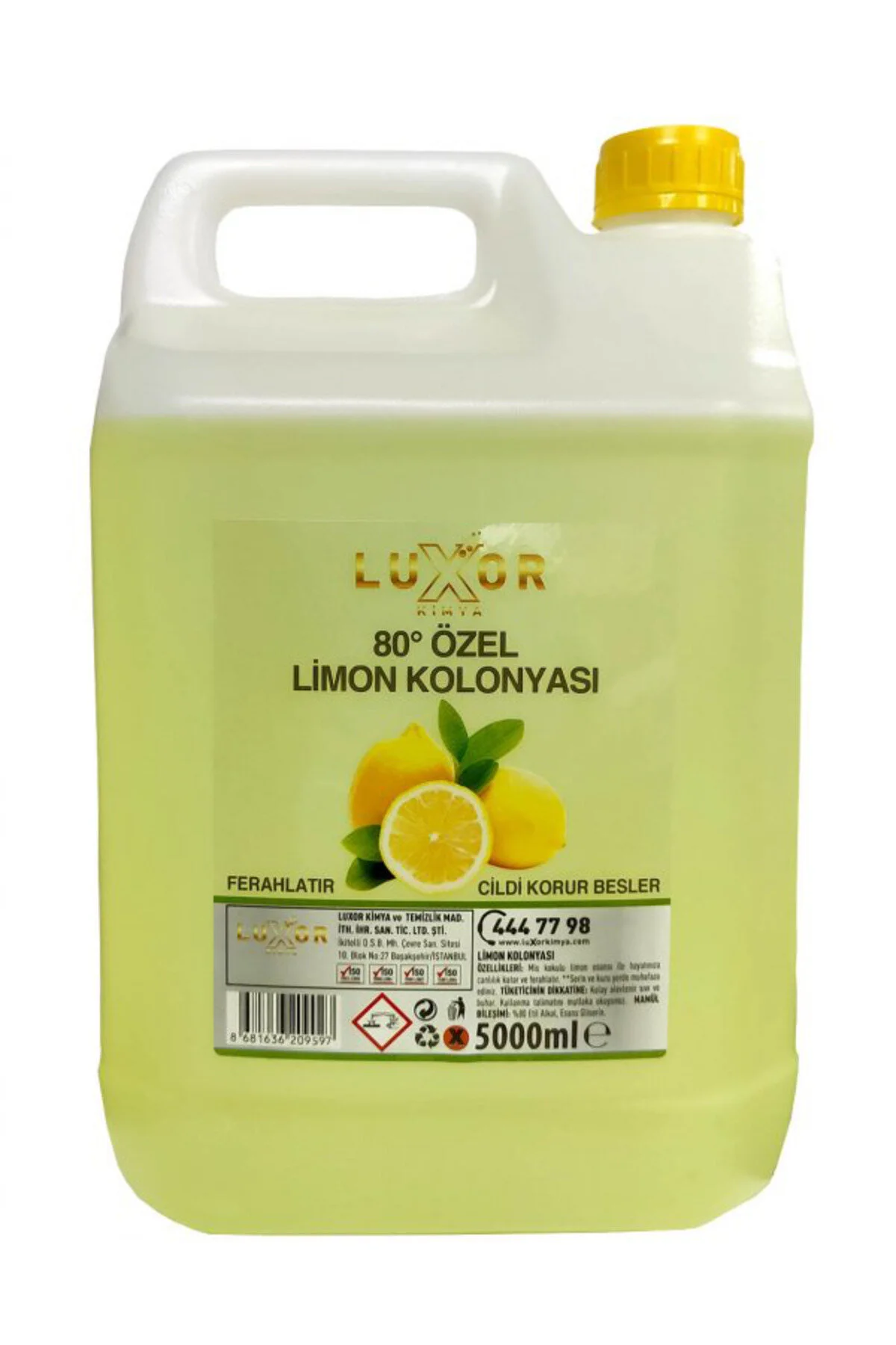 80° Limon Kolonyası 5 Lt.