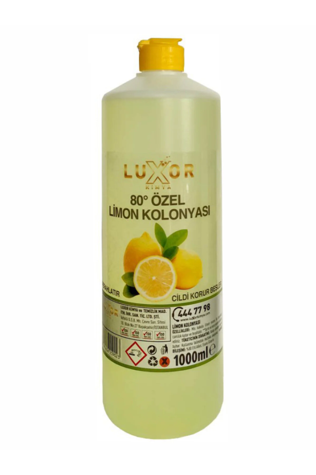 80° Özel Limon Kolonyası 1000 ml