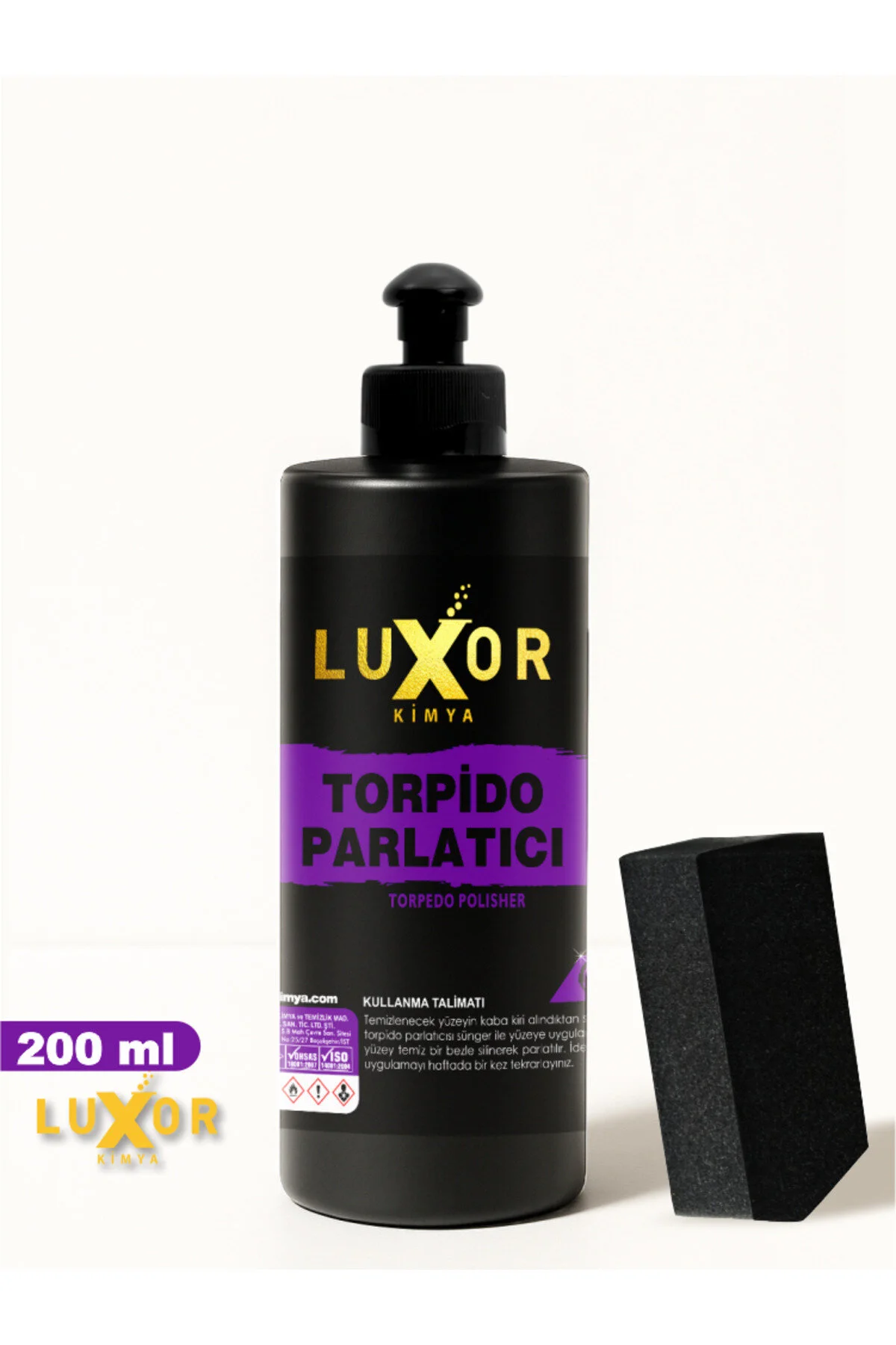 200ML 5'li Oto Bakım Seti Oto Yıkama Seti görsel 3