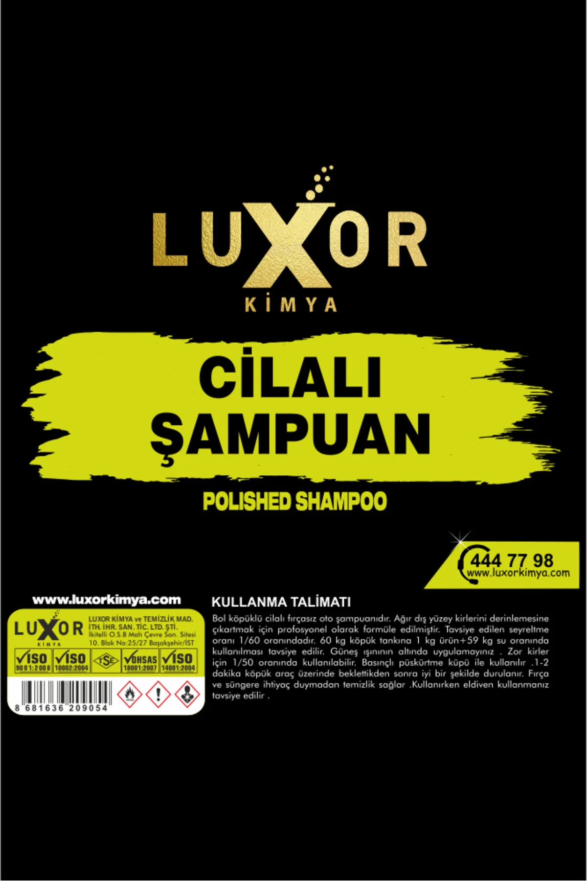 200 ML Cilalı Oto Şampuanı Oto Yıkama Köpüğü görsel 3