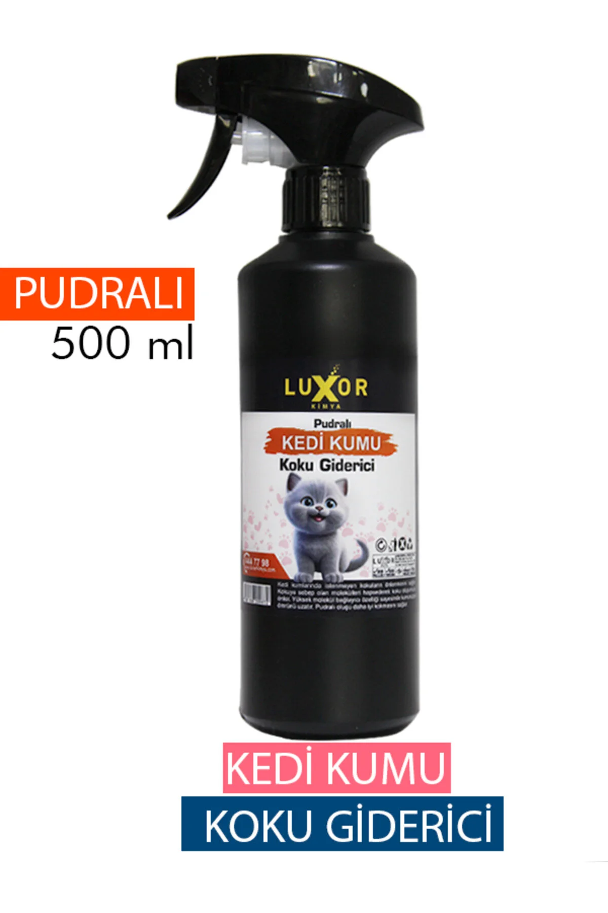 Pudralı Kedi Kumu Koku Giderici 500 ML Özel Formül
