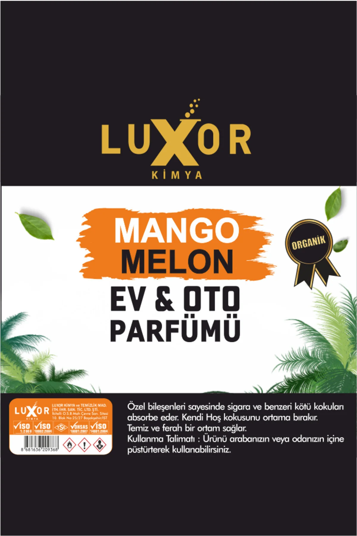 Oto Parfümü Mango Kavun & Tutti Frutti 100 ML | Oto Kokusu | Araç Parfümü | Sprey Oto Kokusu görsel 5