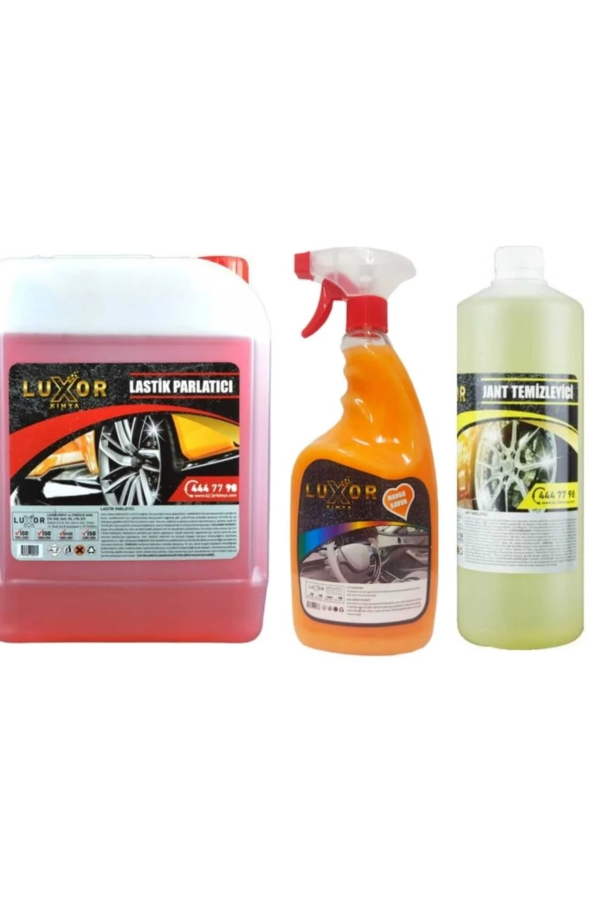 5 Lt Lastik Parlatıcı-1 Lt Mango Kavun Kokusu-1 Lt Jant Temizleyici