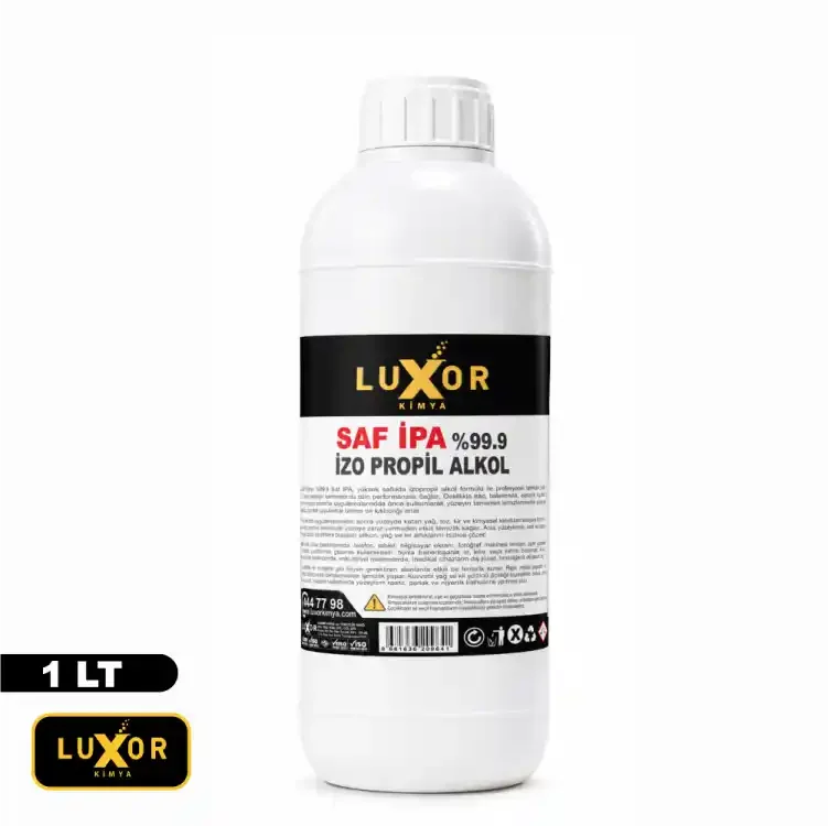 Luxor Kimya Saf İPA %99 İzopropil Alkol 1 Lt görsel 2